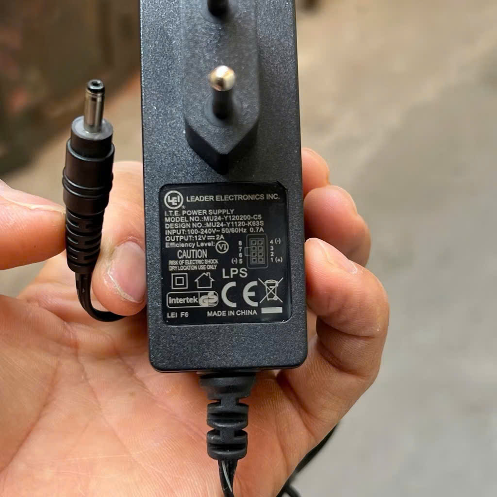 Bộ sạc laptop HANSUNG 12V 2A bảo hành 12 tháng